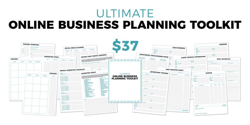 Ultimate Online Business Planning Toolkit $37