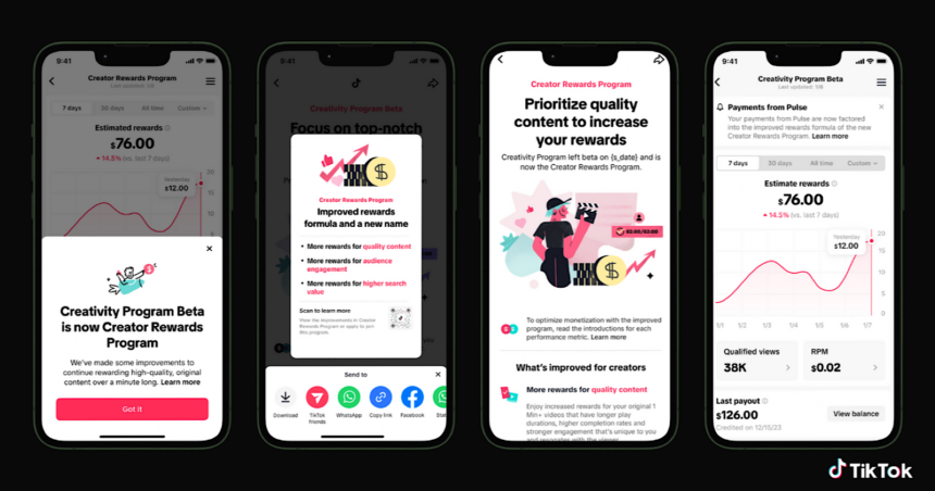 TikTok's New Creator Rewards Program Prioritizes Search Value