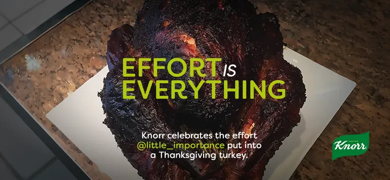 Knorr targets zillennials in campaign celebrating holiday cooking blunders