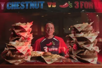 Chili’s challenges Joey Chestnut to an eating contest on X