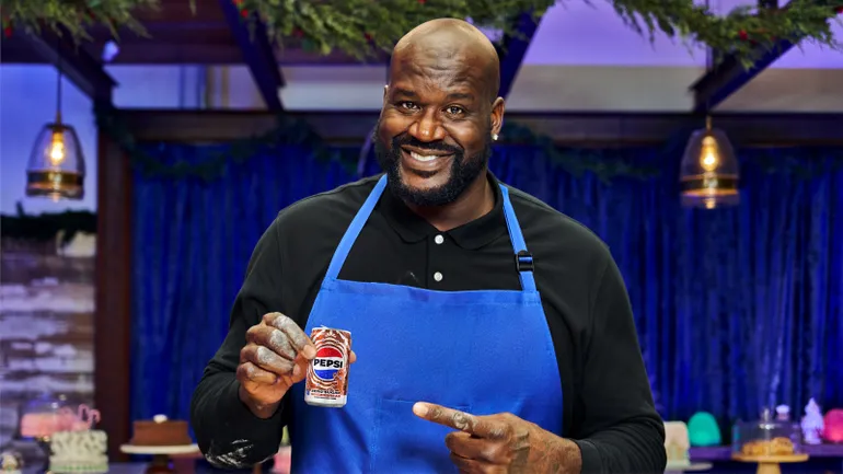 Pepsi promotes new gingerbread flavor with baking show starring Shaq