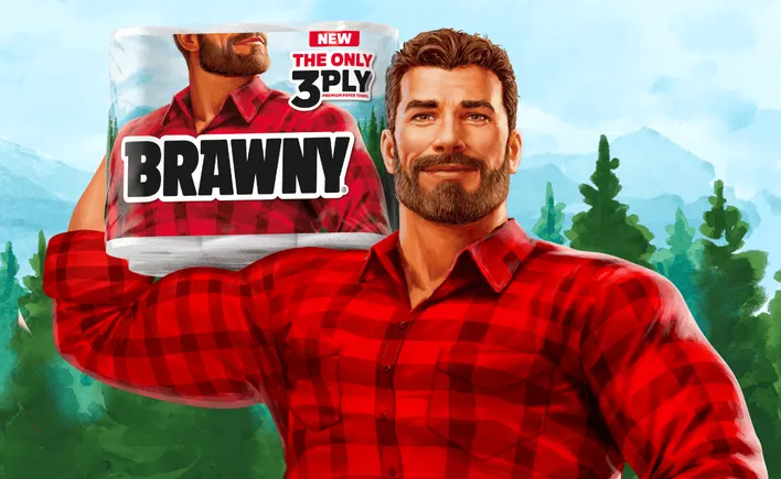Brawny brings back the Brawny Man for brand refresh